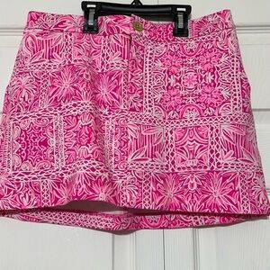 Lilly Pulitzer Colette  Piñata Pink Patterned Skort size 2
